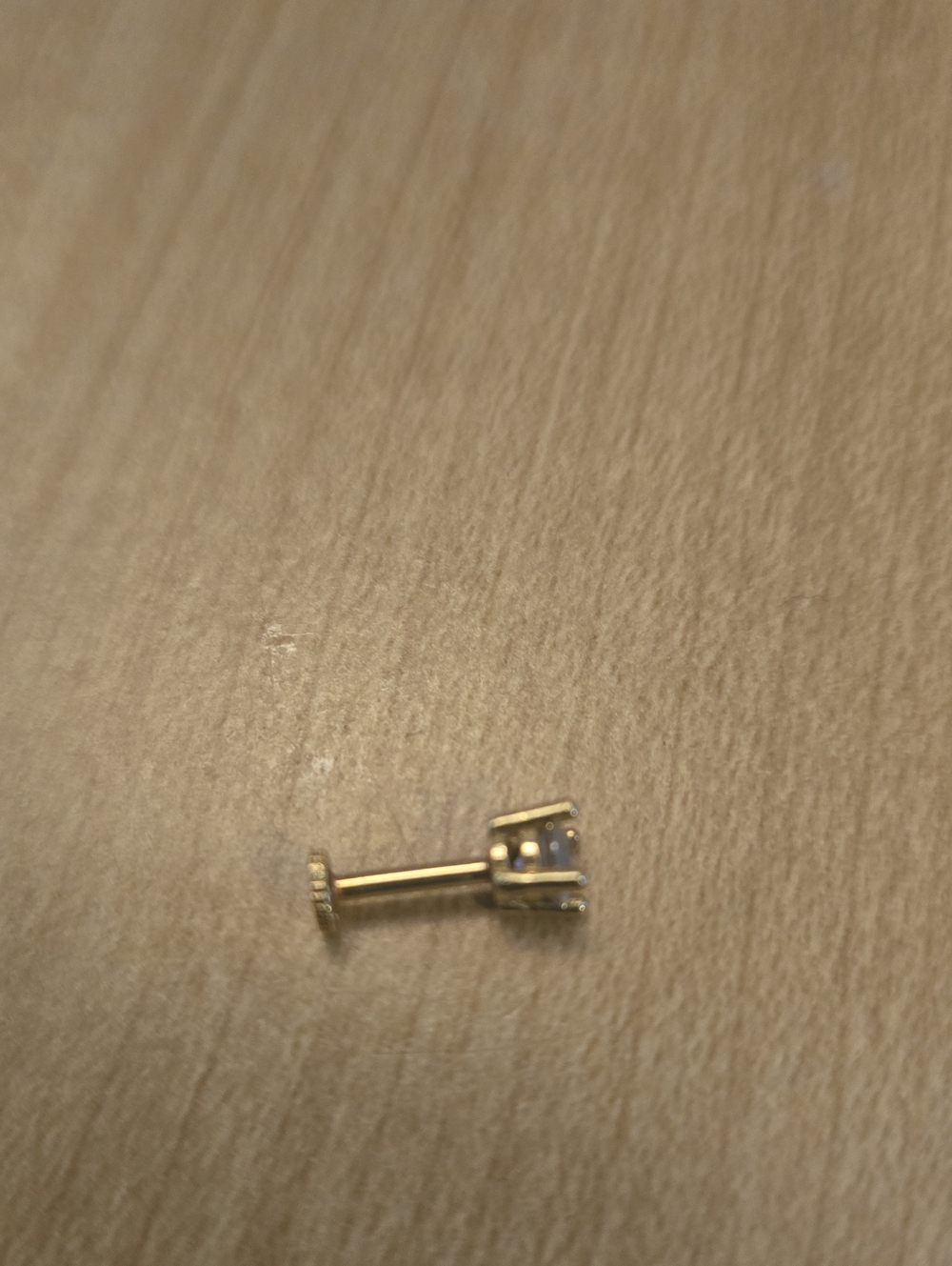 14k Gold Earring – Single Stud